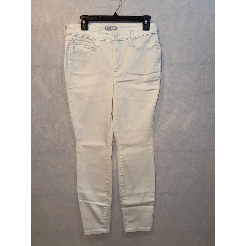 Nine West Womens Skinny Jeans White Size 8‎
